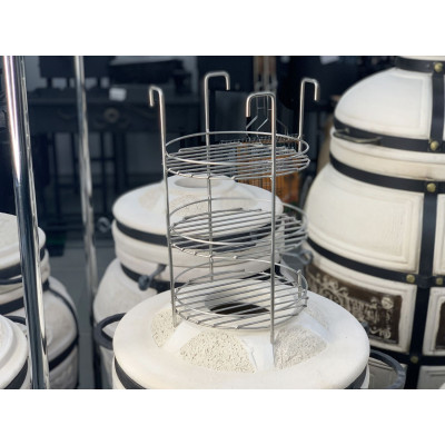 Этажерка на крестовину 3х ярусная с  доп. кольцом d200-h330